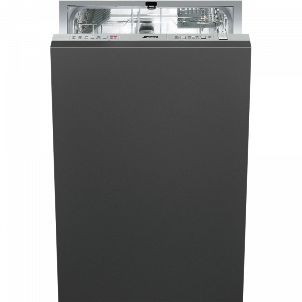 Полностью встраиваемая посудомоечная машина, 45 см, Серебристый Smeg STA4507