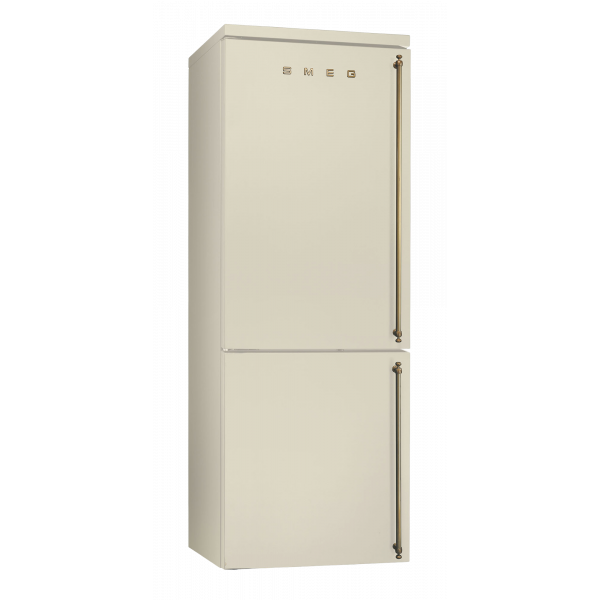 Отдельностоящий холодильник, 70 см, Кремовый Smeg FA8003POS