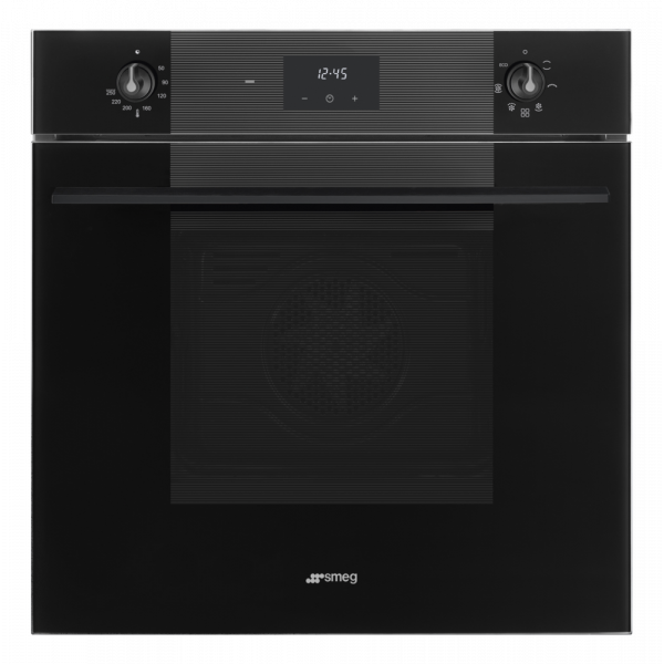 Электрический духовой шкаф, 60 см, Чёрный Smeg SF6100VB3